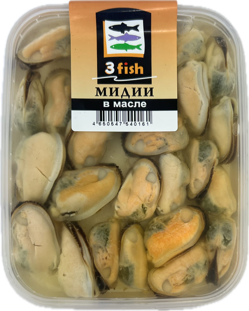 Мидии в масле, 150г