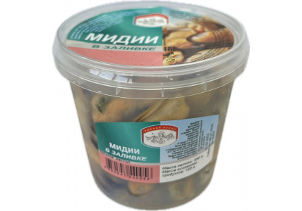 Мидии в рассоле, 350г
