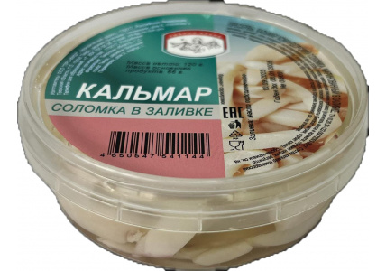 Кальмар в масле, 120г